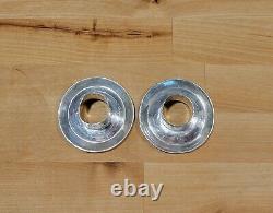 Vintage Sheffield Plate Silverplate Candlesticks
