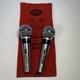 Vintage Shure Unisphere I Dynamic Model 565sd Vocal Microphone Pair