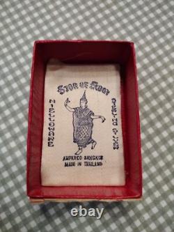 Vintage Siam 925 Sterling Silver Niello Jewelry Lot 6 Pieces Bells Original Box