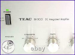 Vintage Silver Face Stereo Amplifier Tuner Pair TEAC BX-300 TX-300 VG