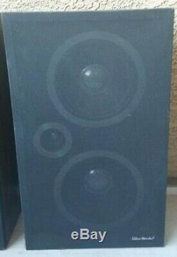 Vintage Silver Marshall KMS-880 Standing Floor 2 ft Audiophile DJ Speaker Pair