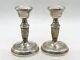 Vintage Solid Sterling Silver Pair Of Candlesticks Candle Holder Sticks