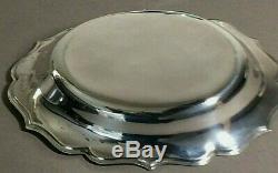 Vintage Solid Sterling Silver Pair Of Scalloped Edge Dishes, 137.20, Grams