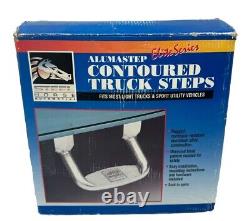 Vintage Steel Horse Alumastep Elite Series Contoured Truck Steps PAIR 2pk NEW