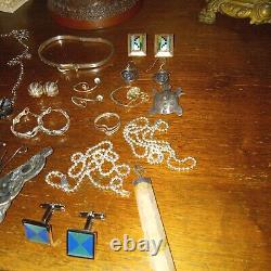 Vintage Sterling Jewelry Lot