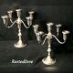 Vintage Sterling Silver 5 Arm Candelabras By Duchin Creations A Pair 9.5