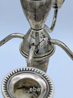 Vintage Sterling Silver 5 Arm Candelabras by Duchin Creations a Pair 9.5 Tall