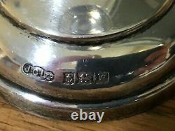 Vintage Sterling Silver Bud Vase Pair Birmingham 1971 190 Grams