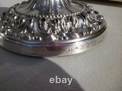 Vintage Sterling Silver Candlesticks (pair) Circa 1840