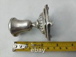 Vintage Sterling Silver Pair of Candle Stick Small Holders