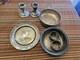 Vintage Sterling Silver & Silverplated Bowls & Candle Holders 230 Grams Scrap B4