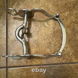 Vintage Sterling silver Concho 5 Roller western bit
