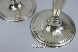 Vintage TIFFANY & Co Art Deco Sterling Silver Candlestick 9 PAIR 20423