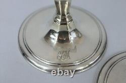 Vintage TIFFANY & Co Art Deco Sterling Silver Candlestick 9 PAIR 20423