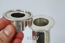 Vintage TIFFANY & Co Art Deco Sterling Silver Candlestick 9 PAIR 20423