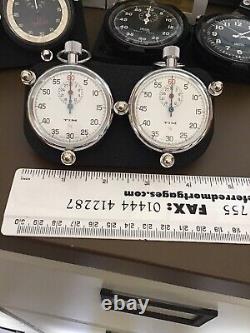 Vintage TIM Rally Stopwatch Rally Timer Dashboard Set Matching Pair