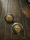 Vintage Tabra Signed Moon Face Sterling Silver Earrings
