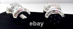 Vintage Tiffany Co. Bisetti Italy Salt and Pepper Grinder Shakers Sterling