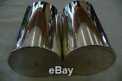 Vintage Tiffany & Co Sterling Silver Makers Mint Julep Cups Tumbler Pair