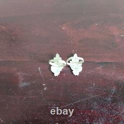 Vintage Toe Ring Silver Jewelry Pair Tribal Lady Collectible Peacock Design