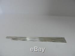 Vintage Top Grade Japanese Sterling Silver Chopsticks Pair In Case (Watch Video)