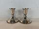 Vintage Towle Sterling Pair Of Weighted Candle Holders #512