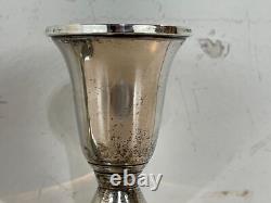 Vintage Towle Sterling Pair of Weighted Candle Holders #512