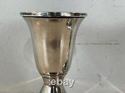 Vintage Towle Sterling Pair of Weighted Candle Holders #512
