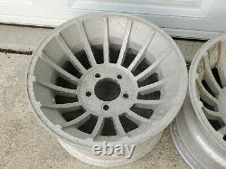 Vintage Turbine Wheels 15x8 Hurricane Wheels Vintage Mag Wheels PAIR