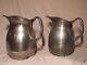 Vintage Vollrath Stainless Steel 1 Gallon Pitcher Pair