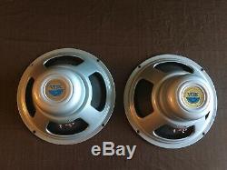 Vintage Vox/Celestion T530 12 Speaker Pair Silvers in Exc. Condition