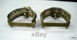 Vintage antique tribal old silver toe ring pair traditional jewelry for big toe