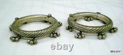 Vintage bangle Antique bangle tribal old silver Bracelet bangle set pair