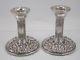 Vintage Pair Of. 925 Sterling Silver Candlesticks Candle Holders Birmingham 1975