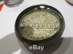 Vintage pocket watch silver hallmarked fusee pair case w gadsby lincoln