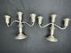 Vintage Sterling Pair Of Candlesticks Lord Silver