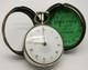 Vtg 1770 William Hope George Iii Solid Sterling Silver Pair Cased Pocket Watch