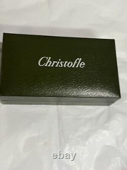 Vtg Pair Christofle Shell Silver Plated Knife/Chopstick Rest In The Box France