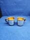 Vtg Pair Of Sterling Silver Saart Bros. Baby Cup Monogrammed John /kathleen 182g