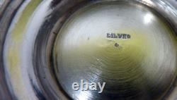 Vtg Pair of Silver Bowl 2¼'' Tall x 4'' Ø dia. 198g Total Wht GUC Look/Read