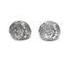 Vtg Signed Zolotas 950 Sterling Silver Ancient Greek Coin Style Earrings Medusa