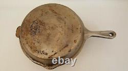 Vtg Wagner Ware Sidney Cast Iron Pan Pair 1401-a 1401-c Nickel Plated Pat Pend