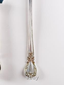 WEB Vintage Sterling Silver Lot 2 PCS Sardine Fork and Cake Serving Knife