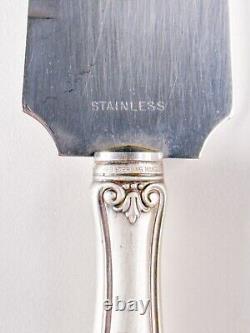 WEB Vintage Sterling Silver Lot 2 PCS Sardine Fork and Cake Serving Knife