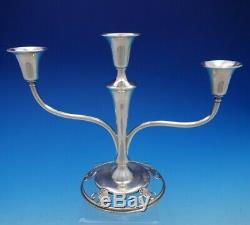 Woodlily by Frank Smith Sterling Silver Vintage Pair of Candelabra (#4383)