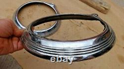 1946 1947 1948 Pontiac Headlight Bezels Doors Rings Original Gm Paire