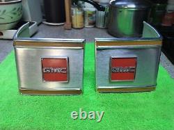 1973 80 OEM Coins de cabine de camion Chevy GMC Badges Garniture Originale Vintage