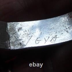 2 Bracelets Rigides Estampillés en Argent Sterling Vintage avec Recouvrement Total de 47,7 grammes Signés