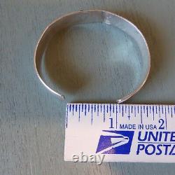2 Bracelets Rigides Estampillés en Argent Sterling Vintage avec Recouvrement Total de 47,7 grammes Signés