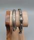 2 Bracelets De Monnaie En Argent Nubien 800 Argent 182,7 Grammes Paire 6.5 & 7 Antique